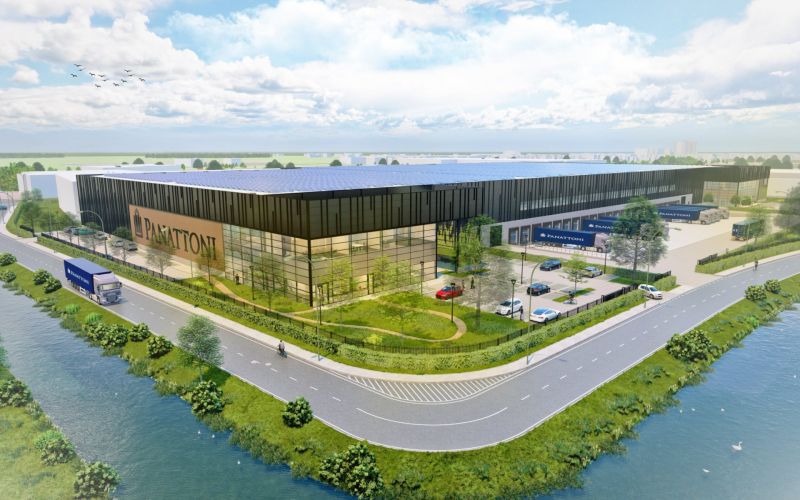 Groot distributiecentrum op bedrijventerrein Westpoort in Groningen