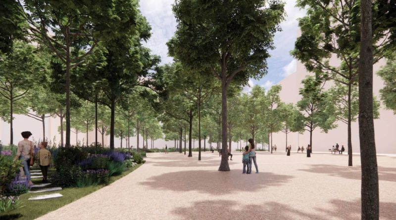 Nieuwe Zuidplein bij het station: voorlopig ontwerp gepresenteerd