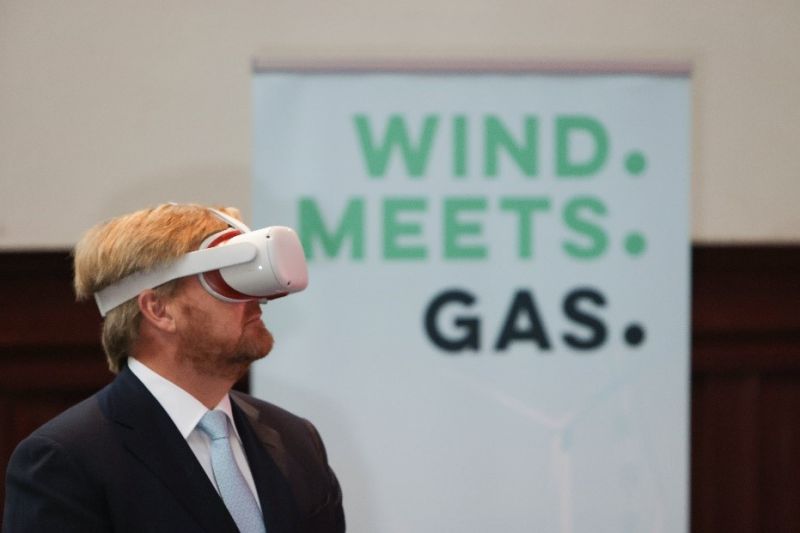 Koning Willem-Alexander bij top-symposium in Groningen over waterstof